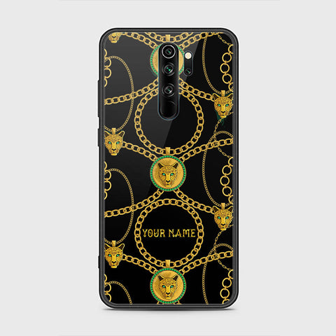 Xiaomi Redmi Note 8 Pro Cover - Gold Series - HQ Ultra Shine Premium Infinity Glass Soft Silicon Borders Case