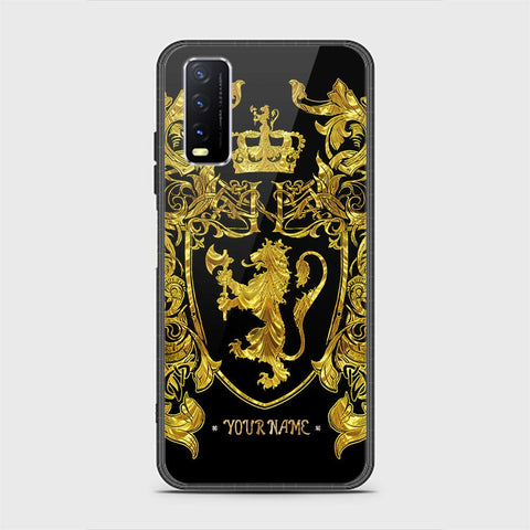 Vivo Y11s Cover - Gold Series - HQ Ultra Shine Premium Infinity Glass Soft Silicon Borders Case