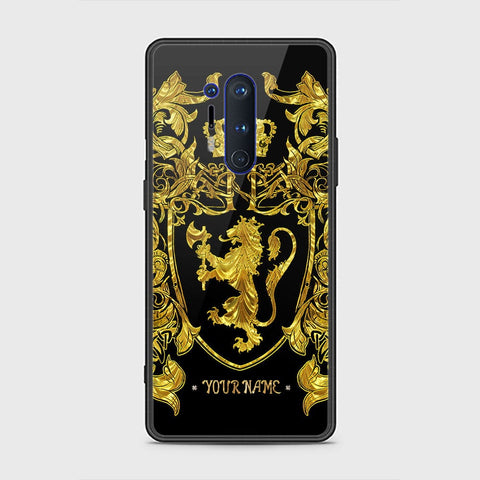 OnePlus 8 Pro Cover - Gold Series - HQ Ultra Shine Premium Infinity Glass Soft Silicon Borders Case