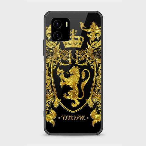 Vivo Y15a Cover - Gold Series - HQ Ultra Shine Premium Infinity Glass Soft Silicon Borders Case