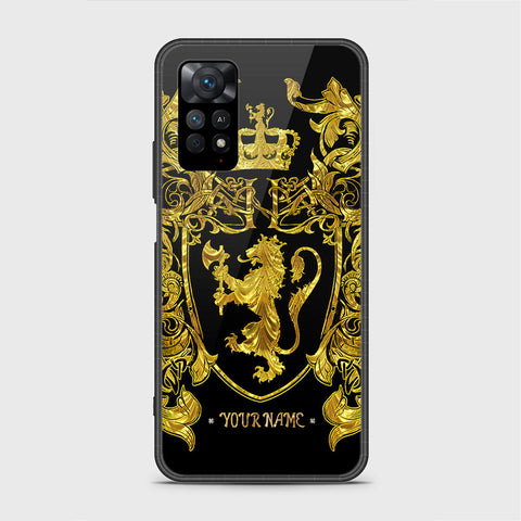 Xiaomi Redmi Note 11 Pro 5G Cover - Gold Series - HQ Ultra Shine Premium Infinity Glass Soft Silicon Borders Case