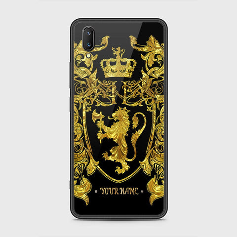 Vivo V11 Pro Cover - Gold Series - HQ Ultra Shine Premium Infinity Glass Soft Silicon Borders Case