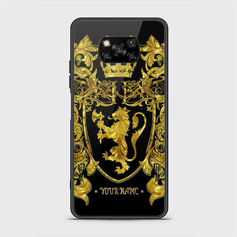 Xiaomi Poco X3 Cover - Gold Series - HQ Ultra Shine Premium Infinity Glass Soft Silicon Borders Case