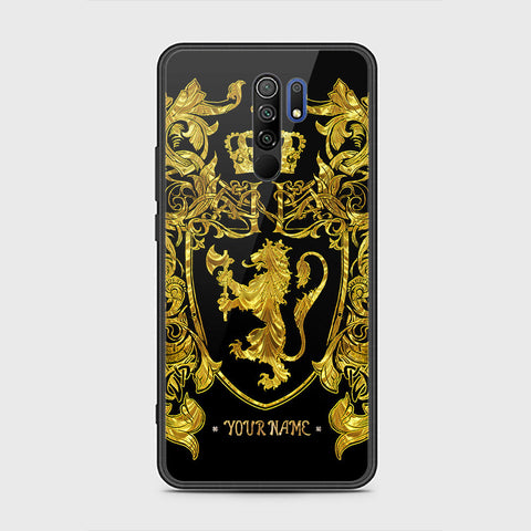 Xiaomi Redmi 9 Cover - Gold Series - HQ Ultra Shine Premium Infinity Glass Soft Silicon Borders Case