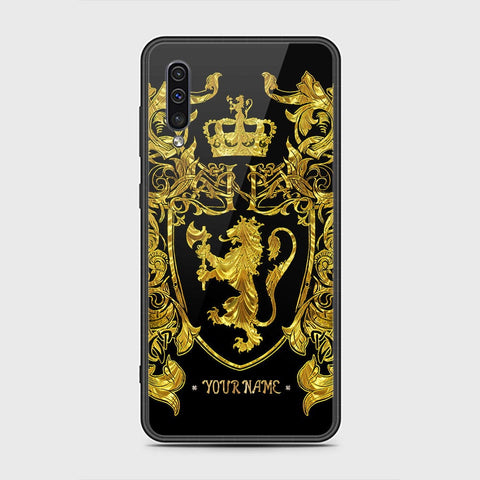 Samsung Galaxy A50 Cover - Gold Series - HQ Ultra Shine Premium Infinity Glass Soft Silicon Borders Case