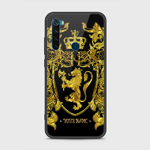 Xiaomi Redmi Note 8 Cover - Gold Series - HQ Ultra Shine Premium Infinity Glass Soft Silicon Borders Case