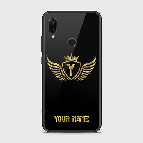 Xiaomi Redmi Note 7 Cover - Gold Series - HQ Ultra Shine Premium Infinity Glass Soft Silicon Borders Case