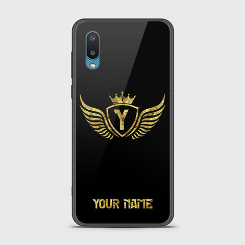 Samsung Galaxy A02 Cover - Gold Series - HQ Ultra Shine Premium Infinity Glass Soft Silicon Borders Case