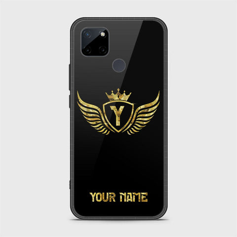 Realme C21Y Cover - Gold Series - HQ Ultra Shine Premium Infinity Glass Soft Silicon Borders Case