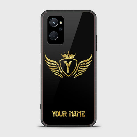 Realme 9i Cover - Gold Series - HQ Ultra Shine Premium Infinity Glass Soft Silicon Borders Case