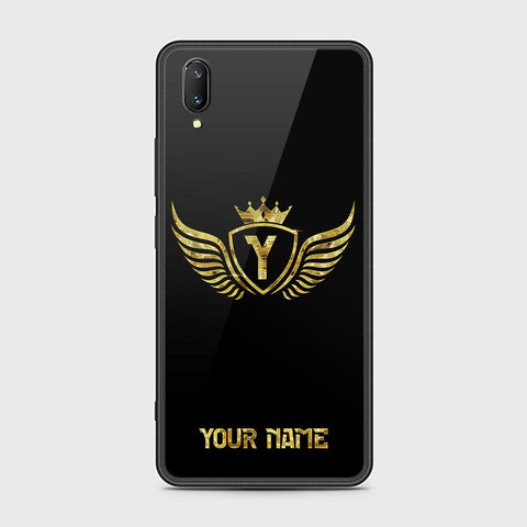 Vivo V11 Pro Cover - Gold Series - HQ Ultra Shine Premium Infinity Glass Soft Silicon Borders Case