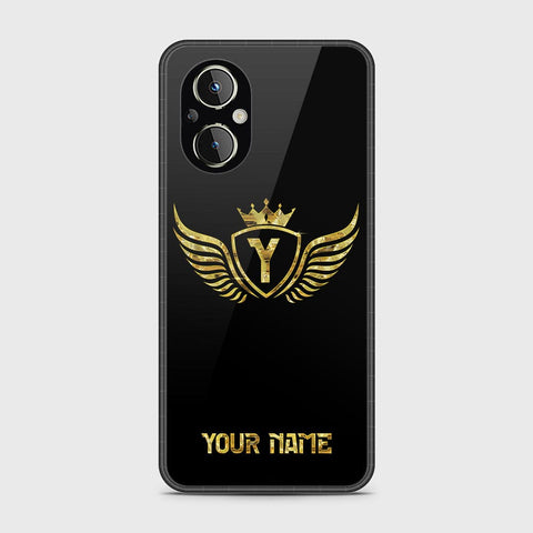 Oppo Reno 7Z 5G Cover - Gold Series - HQ Ultra Shine Premium Infinity Glass Soft Silicon Borders Case