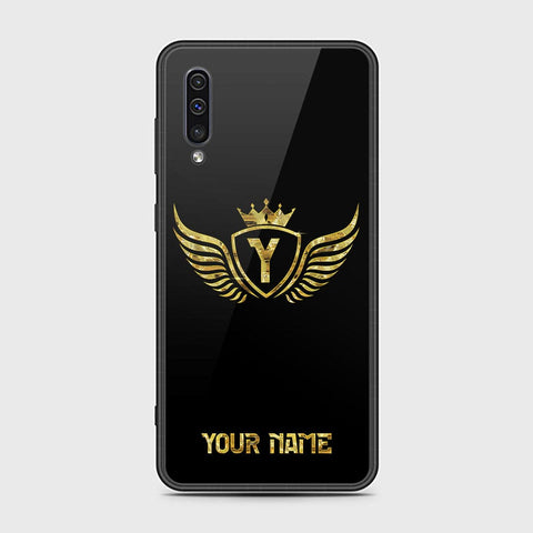 Samsung Galaxy A50 Cover - Gold Series - HQ Ultra Shine Premium Infinity Glass Soft Silicon Borders Case