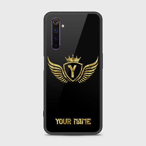 Realme 6 Pro Cover - Gold Series - HQ Ultra Shine Premium Infinity Glass Soft Silicon Borders Case