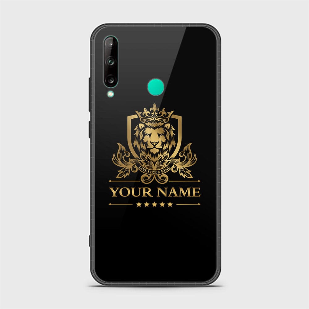 Huawei P40 lite E Cover - Gold Series - HQ Ultra Shine Premium Infinity Glass Soft Silicon Borders Case