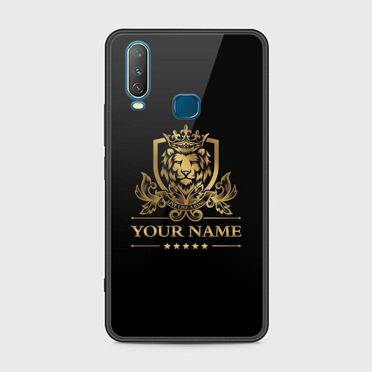 Vivo Y17 Cover - Gold Series - HQ Ultra Shine Premium Infinity Glass Soft Silicon Borders Case