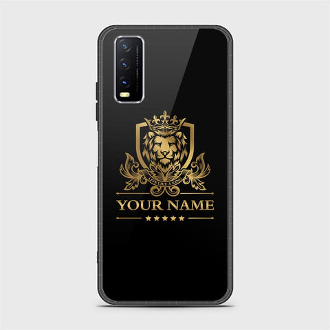 Vivo Y11s Cover - Gold Series - HQ Ultra Shine Premium Infinity Glass Soft Silicon Borders Case