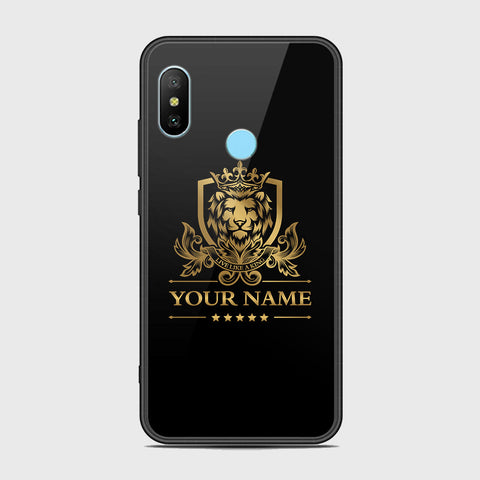 Xiaomi Redmi Note 6 Pro Cover - Gold Series - HQ Ultra Shine Premium Infinity Glass Soft Silicon Borders Case