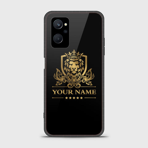 Realme 9i Cover - Gold Series - HQ Ultra Shine Premium Infinity Glass Soft Silicon Borders Case