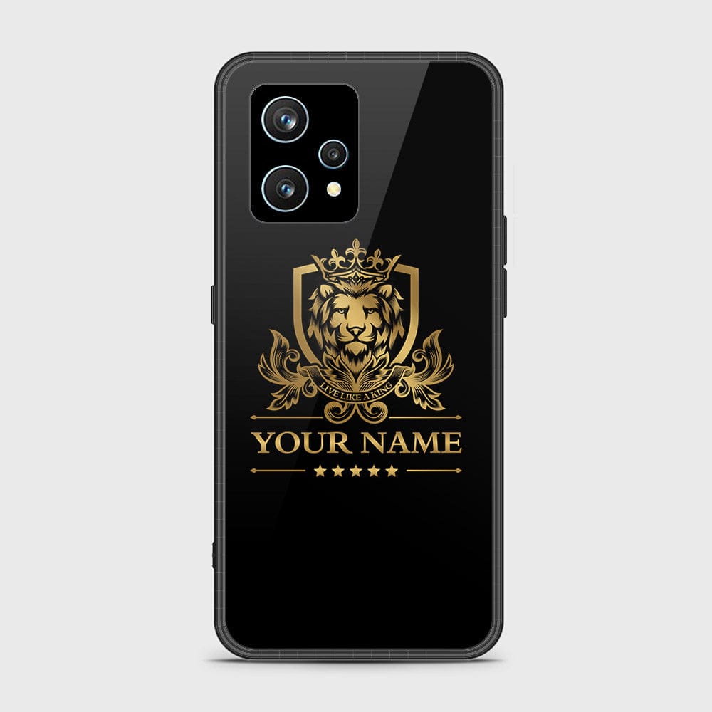 Realme Narzo 50 Pro  Cover - Gold Series - HQ Ultra Shine Premium Infinity Glass Soft Silicon Borders Case