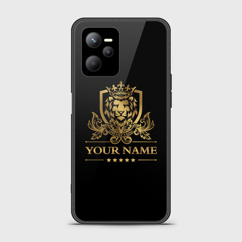 Realme Narzo 50A Prime Cover - Gold Series - HQ Ultra Shine Premium Infinity Glass Soft Silicon Borders Case