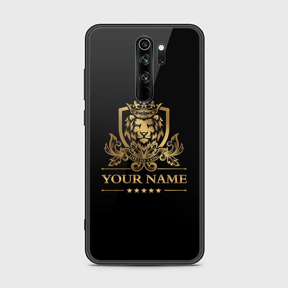 Xiaomi Redmi Note 8 Pro Cover - Gold Series - HQ Ultra Shine Premium Infinity Glass Soft Silicon Borders Case