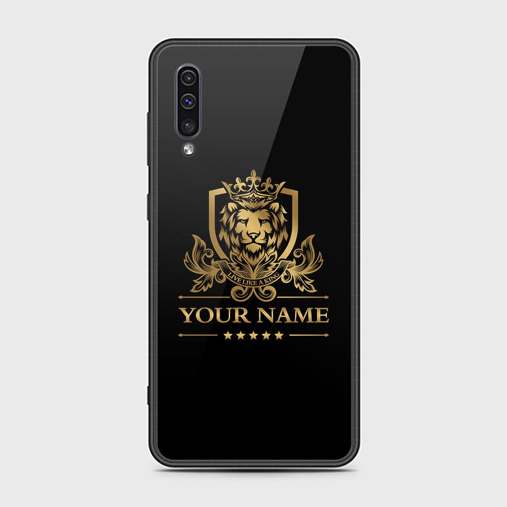 Samsung Galaxy A50s Cover - Gold Series - HQ Ultra Shine Premium Infinity Glass Soft Silicon Borders Case