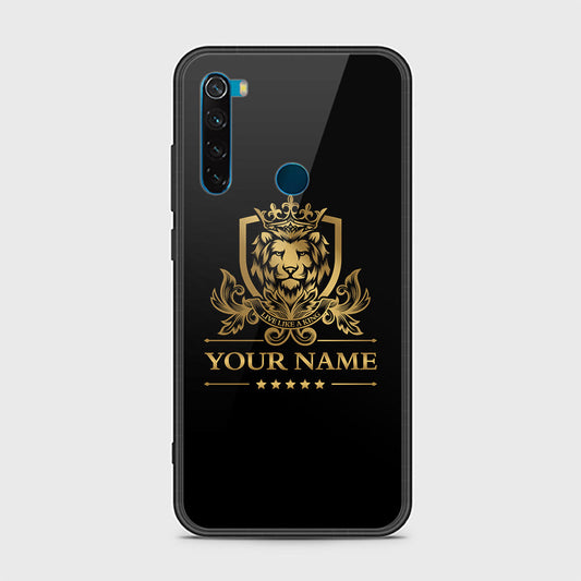 Xiaomi Redmi Note 8 Cover - Gold Series - HQ Ultra Shine Premium Infinity Glass Soft Silicon Borders Case