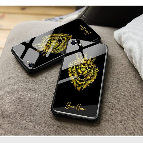 iPhone 12 Cover - Gold Series - HQ Ultra Shine Premium Infinity Glass Soft Silicon Borders Case