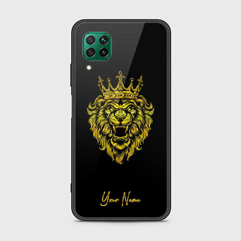 Huawei Nova 7i Cover - Gold Series - HQ Ultra Shine Premium Infinity Glass Soft Silicon Borders Case