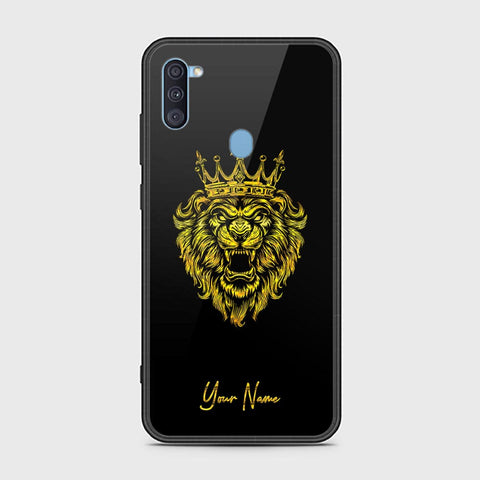 Samsung Galaxy A11 Cover - Gold Series - HQ Ultra Shine Premium Infinity Glass Soft Silicon Borders Case