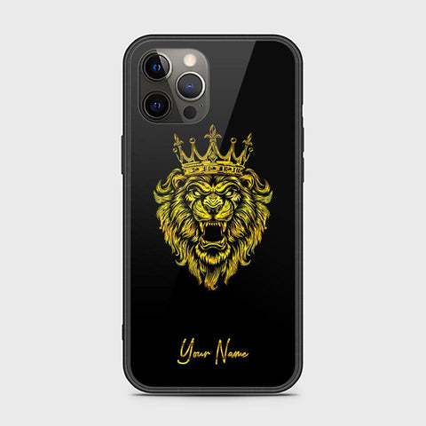 iPhone 12 Cover - Gold Series - HQ Ultra Shine Premium Infinity Glass Soft Silicon Borders Case