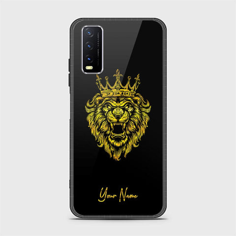 Vivo Y20 Cover - Gold Series - HQ Ultra Shine Premium Infinity Glass Soft Silicon Borders Case