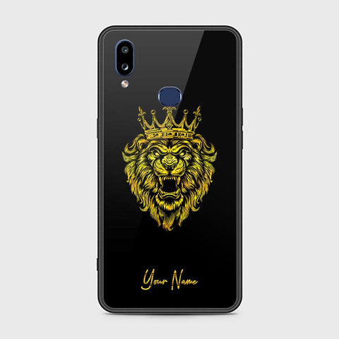 Samsung Galaxy A10s Cover - Gold Series - HQ Ultra Shine Premium Infinity Glass Soft Silicon Borders Case