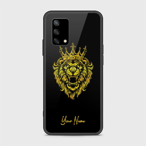 Oppo A74 Cover - Gold Series - HQ Ultra Shine Premium Infinity Glass Soft Silicon Borders Case