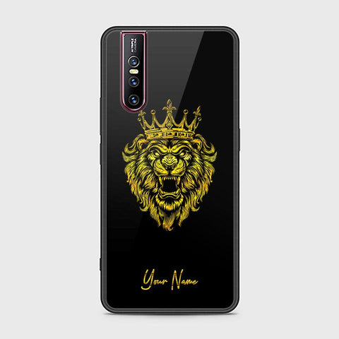 Vivo V15 Pro Cover - Gold Series - HQ Ultra Shine Premium Infinity Glass Soft Silicon Borders Case