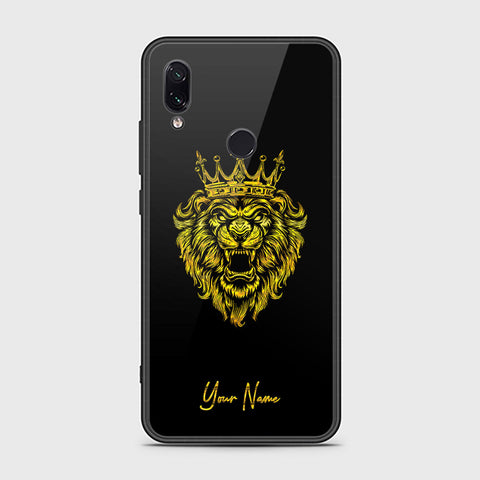 Xiaomi Redmi Note 7 Cover - Gold Series - HQ Ultra Shine Premium Infinity Glass Soft Silicon Borders Case