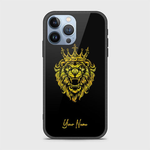 iPhone 13 Pro Max Cover - Gold Series - HQ Ultra Shine Premium Infinity Glass Soft Silicon Borders Case