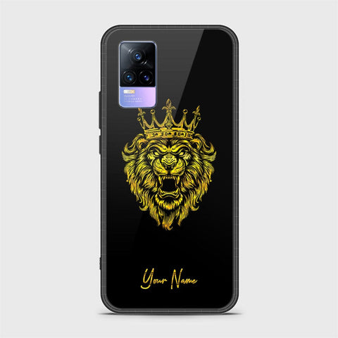 Vivo Y73 Cover - Gold Series - HQ Ultra Shine Premium Infinity Glass Soft Silicon Borders Case