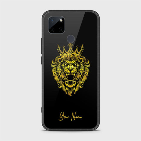 Realme C21Y Cover - Gold Series - HQ Ultra Shine Premium Infinity Glass Soft Silicon Borders Case