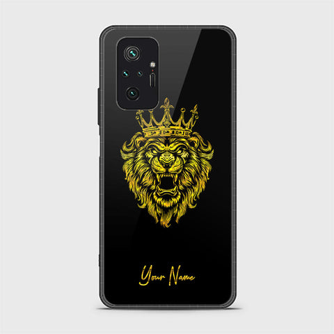 Xiaomi Redmi Note 10 Pro Max Cover - Gold Series - HQ Ultra Shine Premium Infinity Glass Soft Silicon Borders Case