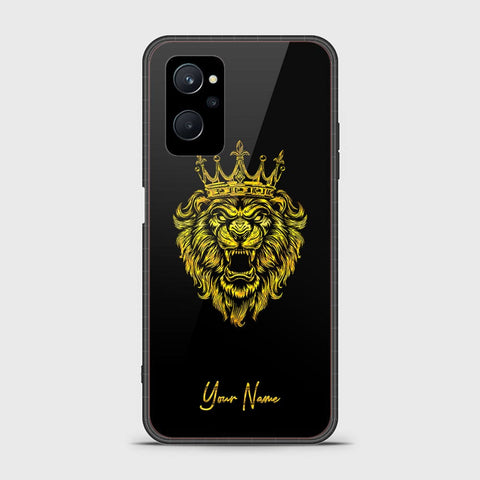 Realme 9i Cover - Gold Series - HQ Ultra Shine Premium Infinity Glass Soft Silicon Borders Case