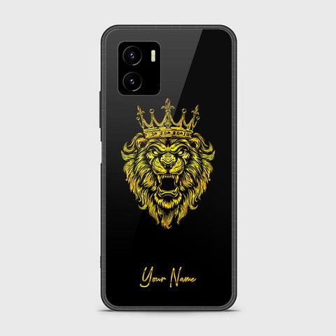 Vivo Y15a Cover - Gold Series - HQ Ultra Shine Premium Infinity Glass Soft Silicon Borders Case