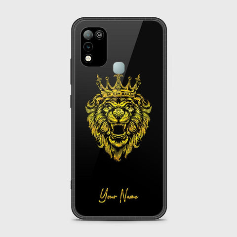 Infinix Hot 11 Play Cover - Gold Series - HQ Ultra Shine Premium Infinity Glass Soft Silicon Borders Case