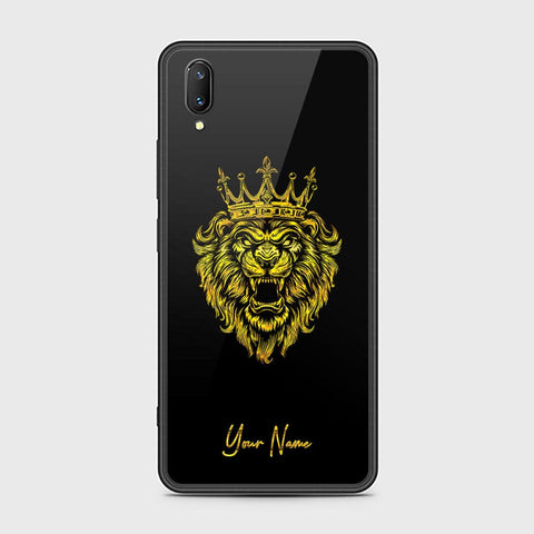 Vivo V11 Pro Cover - Gold Series - HQ Ultra Shine Premium Infinity Glass Soft Silicon Borders Case