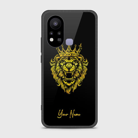 Infinix Hot 11s Cover - Gold Series - HQ Ultra Shine Premium Infinity Glass Soft Silicon Borders Case