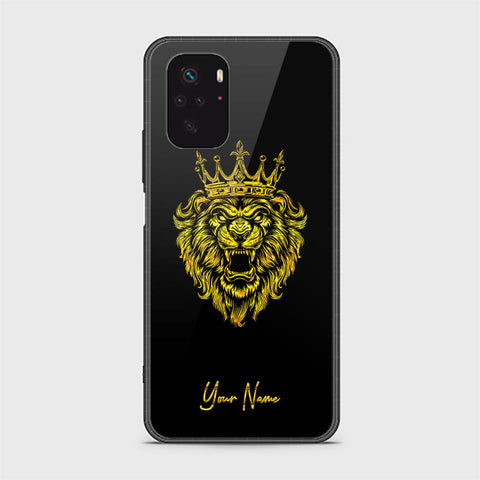 Xiaomi Redmi Note 10s Cover - Gold Series - HQ Ultra Shine Premium Infinity Glass Soft Silicon Borders Case