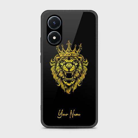 Vivo Y02s Cover - Gold Series - HQ Ultra Shine Premium Infinity Glass Soft Silicon Borders Case