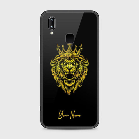 Vivo Y91 Cover - Gold Series - HQ Ultra Shine Premium Infinity Glass Soft Silicon Borders Case