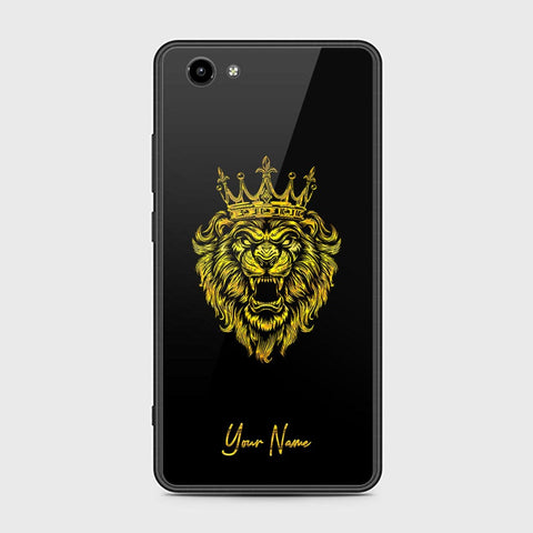 Vivo Y71 Cover - Gold Series - HQ Ultra Shine Premium Infinity Glass Soft Silicon Borders Case